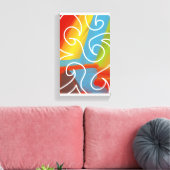 Awesome abstract art by RRW 2026 Leinwanddruck (Insitu (Wohnzimmer))