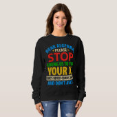 Awesome  Algebra Complicated Math Apparel Sweatshirt (Vorne ganz)