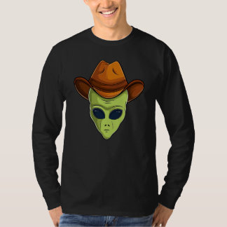 Awesome Alien Head Style Hat Humans Aren't Real Cu T-Shirt