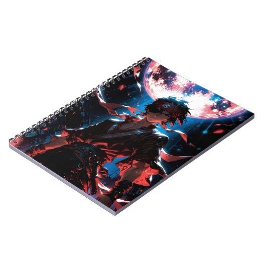 Awesome anime character notizblock (Linke Seite)