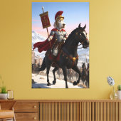 Awesome anthropomorphic Italian Spinone dog canvas Leinwanddruck (Insitu (Wohnzimmer))