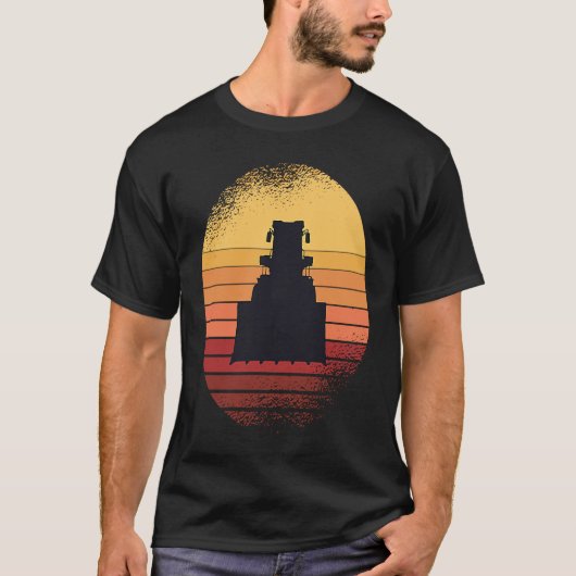 Awesome Bulldozer Graphic for cool Builder and Wor T-Shirt (Vorderseite)