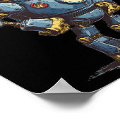 Awesome Chicken Robot For Future Animals Lovers  Poster (Ecke)