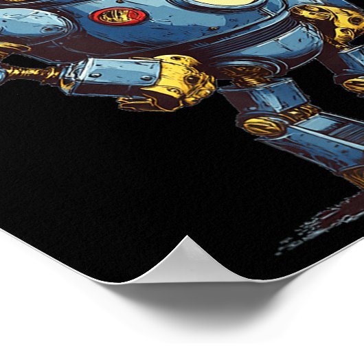 Awesome Chicken Robot For Future Animals Lovers  Poster (Ecke)