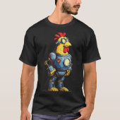 Awesome Chicken Robot For Future Animals Lovers T-Shirt (Vorderseite)