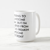 AWESOME COFFEE MUG! KAFFEETASSE (VorderseiteRechts)