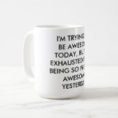 AWESOME COFFEE MUG! KAFFEETASSE (Vorderseite Links)