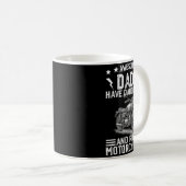 Awesome Dads Have Daughters And Ride Motorcycles F Kaffeetasse (VorderseiteRechts)