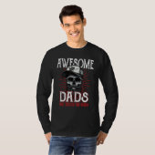Awesome Dad's Have Tattoos Father Son Daughter Dad T-Shirt (Vorne ganz)