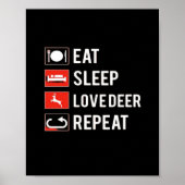 Awesome Deer Lover Creative Modern Design Poster (Vorne)