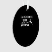 Awesome Deer Lover Minimal Retro SAcrylic Ornament (Vorderseite)