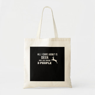 Awesome Deer Lover Minimal Retro Style Tote Bag Tragetasche