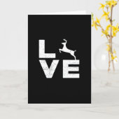 Awesome Deer Lover Trendy AestFolded Greeting Card Karte (Gelbe Blume)