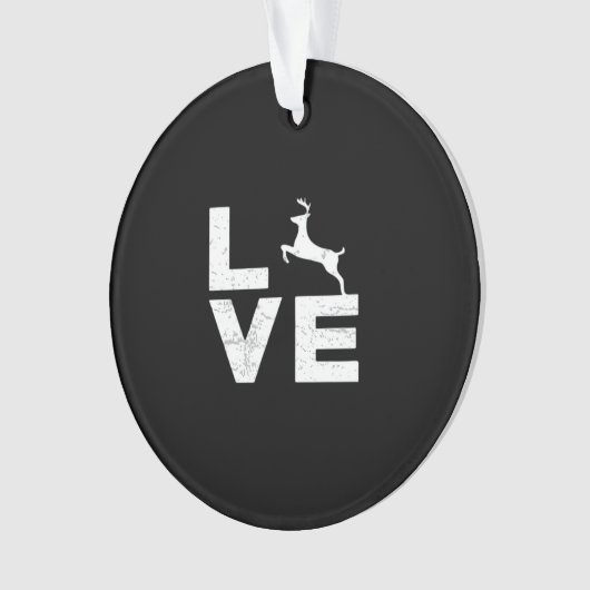 Awesome Deer Lover Trendy AesthetiAcrylic Ornament (Vorderseite)