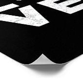 Awesome Deer Lover Trendy Aesthetic Design  Poster (Ecke)