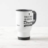 Awesome Director – Funny Personalized Office Gift Reisebecher (VorderseiteRechts)