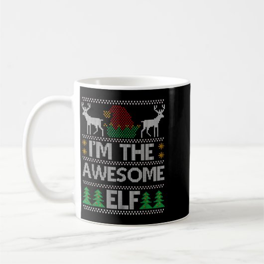 Awesome Elf Matching Family Group Christmas Party Kaffeetasse (Links)