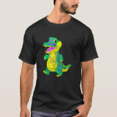 Awesome Festival Madri Gras Alligator Beads Men Wo T-Shirt (Vorderseite)