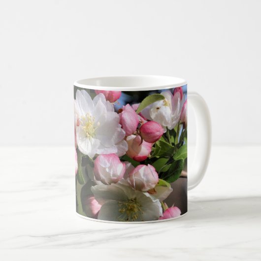 Awesome Flower Blossoms Personalized Kaffeetasse (VorderseiteRechts)
