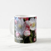 Awesome Flower Blossoms Personalized Kaffeetasse (Vorderseite Links)