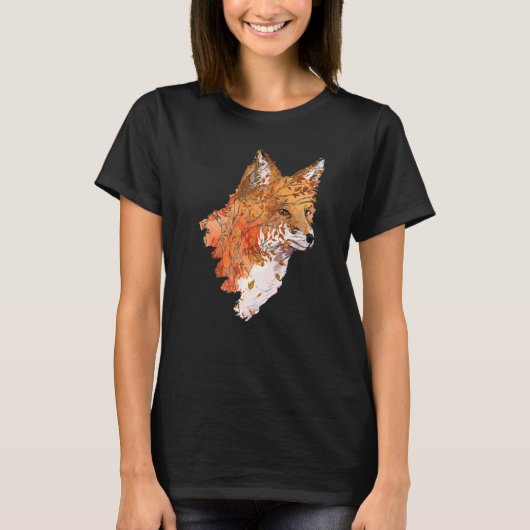 Awesome Fox   Tree Fox Wildlife  Women Men T-Shirt (Vorderseite)