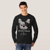 Awesome Frenchie Mam   French Bulldog T-Shirt (Vorne ganz)