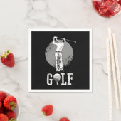 Awesome Golf Player Sports Golf Club Gift Serviette (Beispiel)