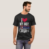 Awesome I Love My Hot Serbian Wife For Srbija Serb T-Shirt (Vorne ganz)