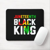 Awesome Juneteenth Black King Melanin Fathers Day Mousepad (Mit Mouse)