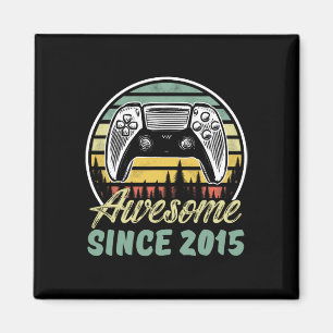 Awesome Junge seit 2015 8. Videospiel Geburtstag B Magnet