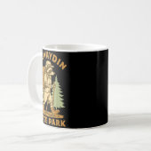 Awesome Keewaydin State Park, Ny Hiking Racoon Hik Kaffeetasse (Vorderseite Links)