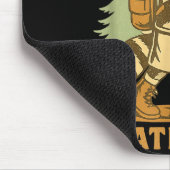 Awesome Keewaydin State Park, Ny Hiking Racoon Hik Mousepad (Ecke)