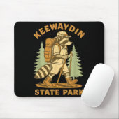 Awesome Keewaydin State Park, Ny Hiking Racoon Hik Mousepad (Mit Mouse)