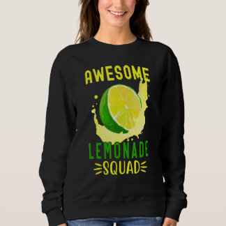 Awesome Lemonade Squad For Lemonade Stand Summer V Sweatshirt