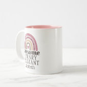 Awesome Library Zweifarbige Tasse (Vorderseite Links)