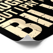 Awesome Like My Daughter But I Pay The Bills Funny Poster (Ecke)
