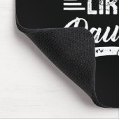 Awesome Like My Daughter For Dad Men Funny Fathers Mousepad (Ecke)