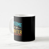 Awesome Like My Daughter Funny Dad Daddy Papa Mom Kaffeetasse (Vorderseite Links)