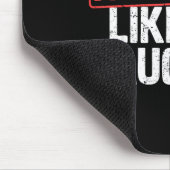 Awesome Like My Daughter Funny Dad Daddy Papa Mom Mousepad (Ecke)