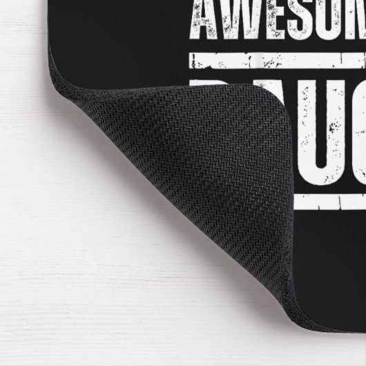 Awesome Like My Daughter Funny Dad Fathers Mousepad (Ecke)