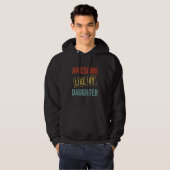 Awesome Like My Daughter, Funny Father's Day Hoodie (Vorne ganz)