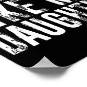 Awesome Like My Daughter Funny Men Dad Fathers Day Poster (Ecke)