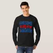 Awesome Like My Daughter  Men  Fathers Day Dad 1 T-Shirt (Vorne ganz)