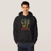 Awesome Like My Daughter   Men Funny Fathers Day D Hoodie (Vorne ganz)