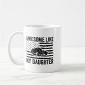 Awesome Like My Daughter Men Funny Fathers Day Dad Kaffeetasse (Links)