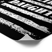 Awesome Like My Daughter Men Funny For Dad Fathers Poster (Ecke)