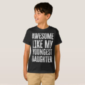Awesome Like My Daughter Men Funny T-Shirt (Vorne ganz)
