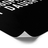 Awesome Like My Daughter Son Father Child Matching Poster (Ecke)