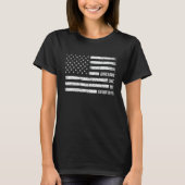 Awesome Like My Daughters USA Flag 4th of July Par T-Shirt (Vorderseite)