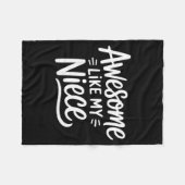 Awesome Like My Niece  Fleecedecke (Vorderseite (Horizontal))